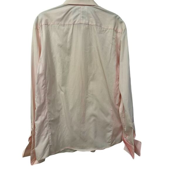 Thomas Pink French Cuff Light Pink Slim Fit 15/38 Dress Shirt Button Down Cotton - Picture 2 of 5